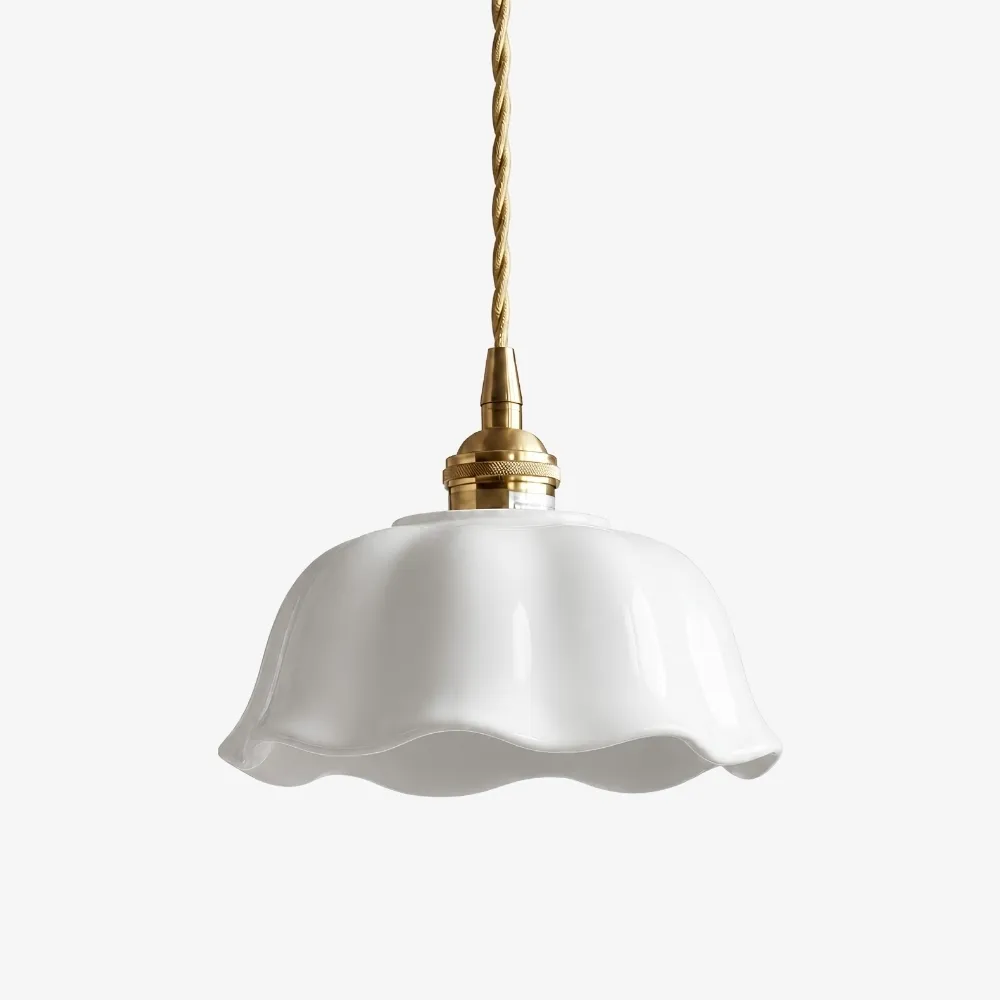 Cienax Mid-Century Flower Ceramic Ceiling and Pendant Light - Suitable for Kitchen and Living Room A55
