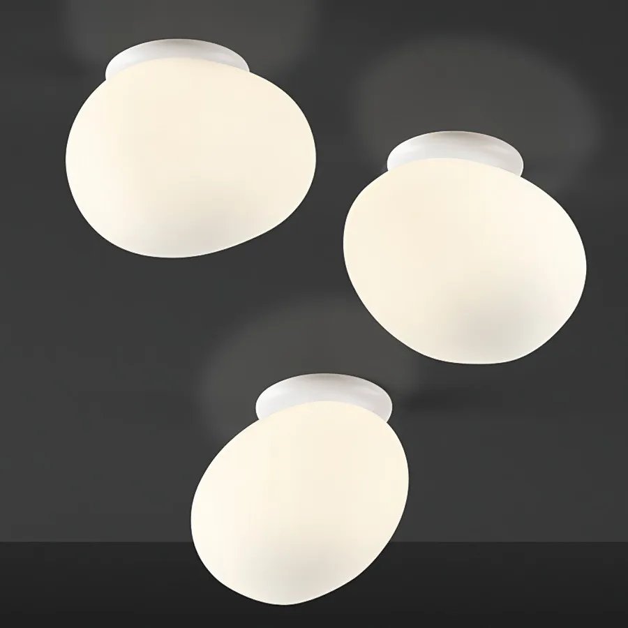 Gregg Wall Light Ceiling Light - Elegant White Shade for Home or Office Spaces