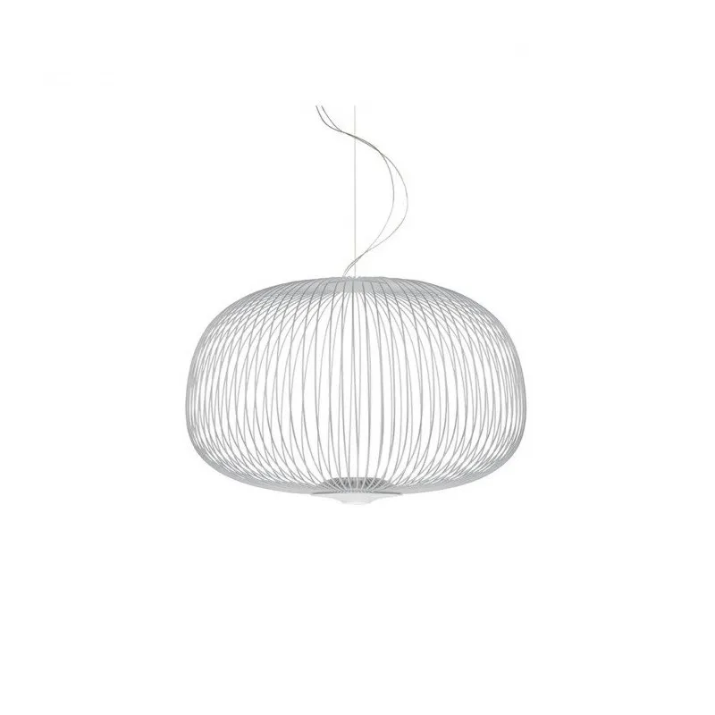 Metal Frame Spokes Pendant Light - Airy Wire Design Lighting for Kitchen Island