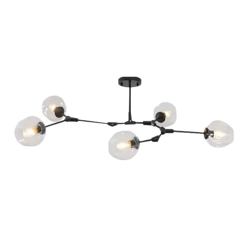 Branching bubble chandelier