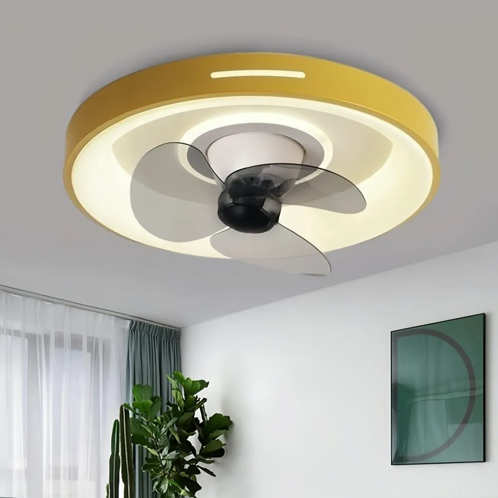 Modern Slient LED Ceiling Fan Light for Bedroom KL931
