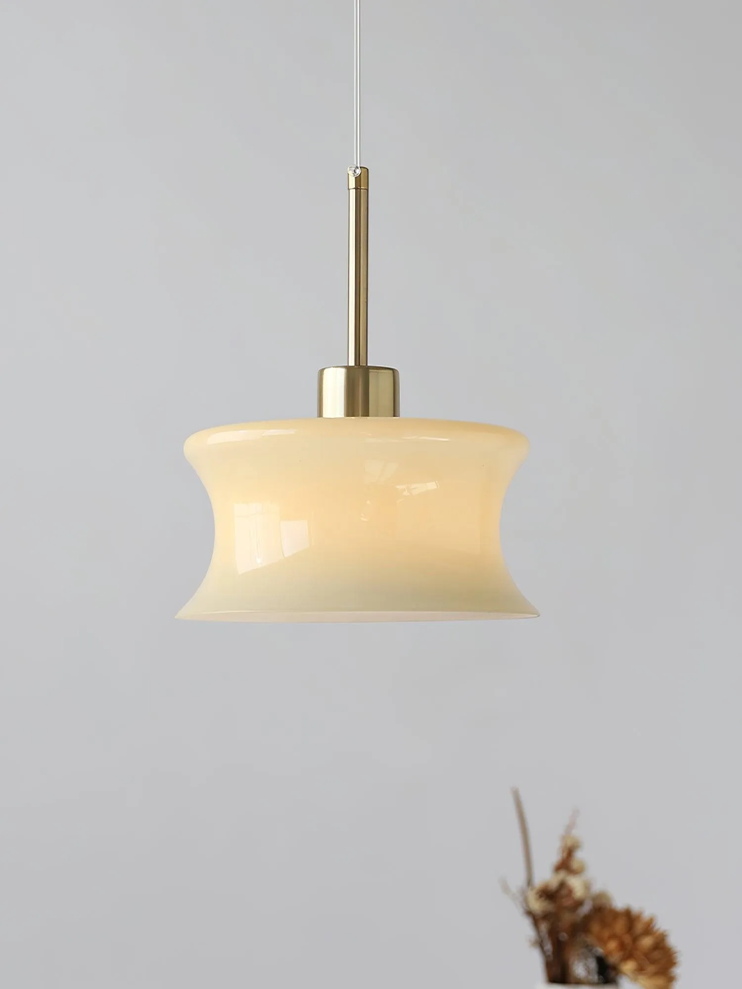 French Vintage Glass Window Pendant Lamp KL219