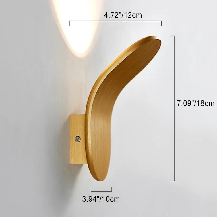 Contemporary Scandinavian Aluminum Arch LED Wall Sconce Lamp KL319