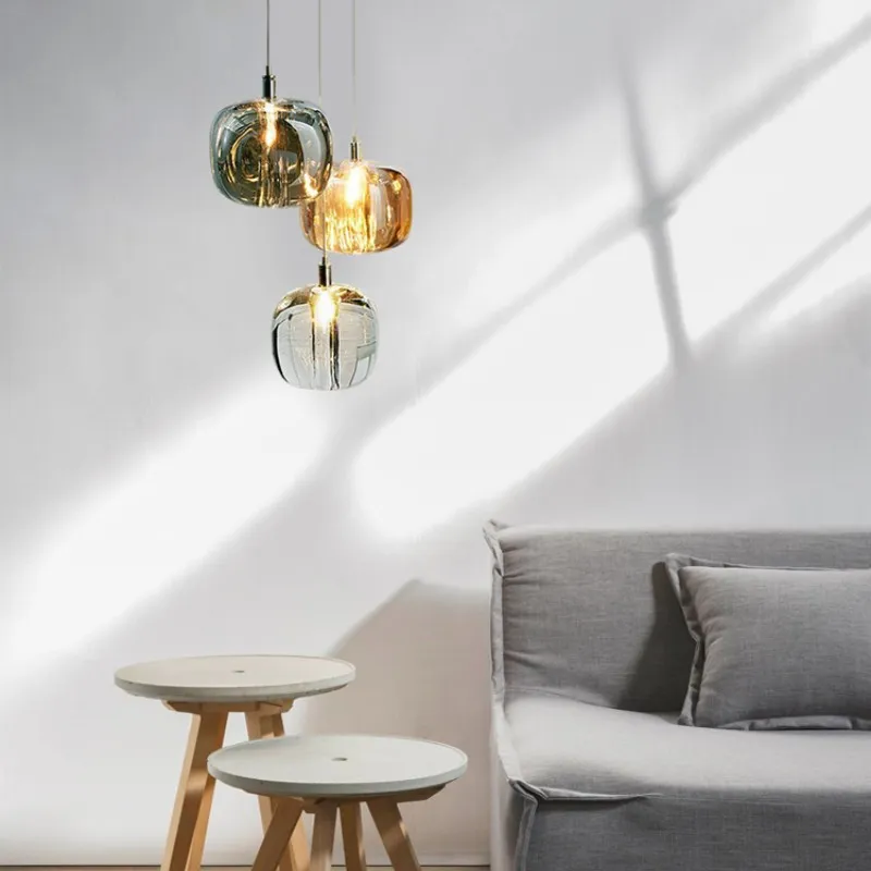 Spherical Glass Shade Chandelier