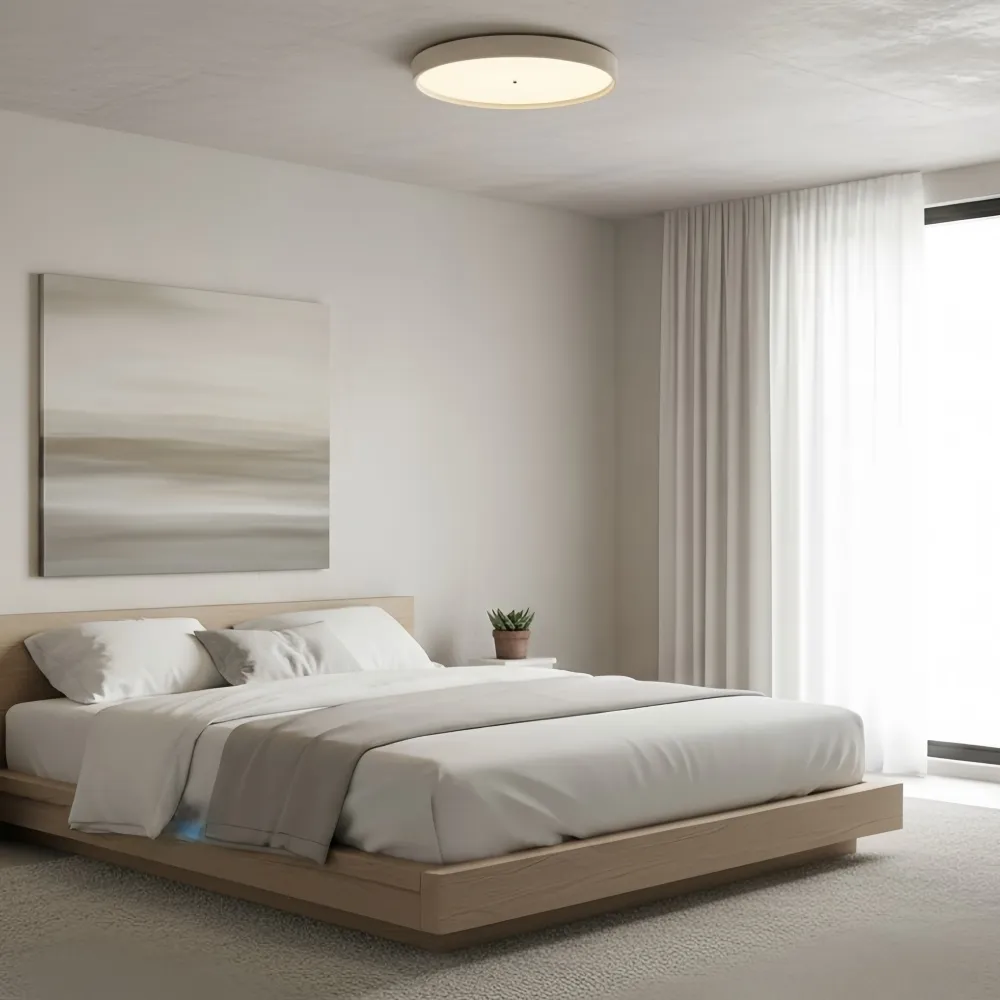 Zenthoris Travertine Ceiling Light Minimalist Flush Mount - Modern Ambient Hallway Lighting KL2261