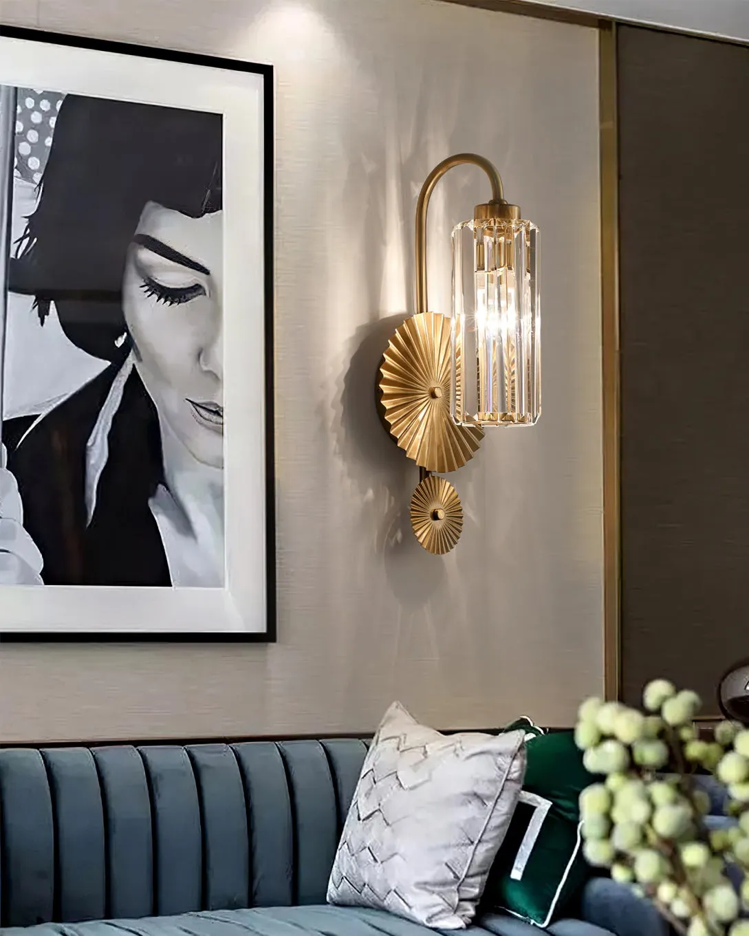 Nordic Light Luxury Crystal Wall Lamp KL293