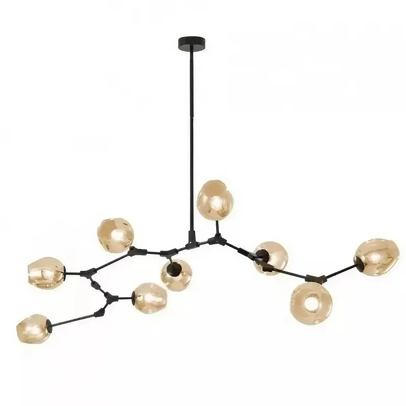 Branching bubble chandelier