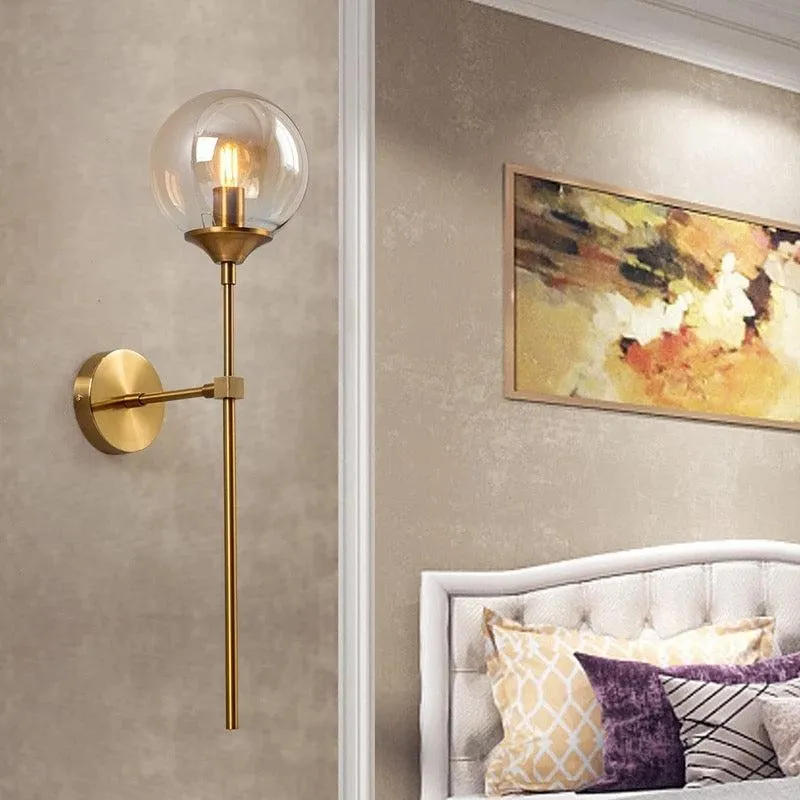 Modern Design Glass Ball Wall Light KL12
