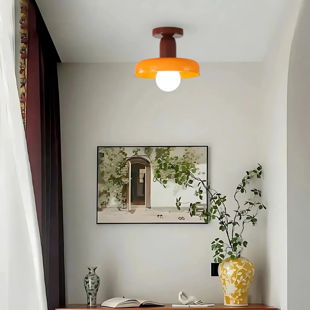 Bauhaus Macaron Glass Disc Ball Ceiling Light KL919