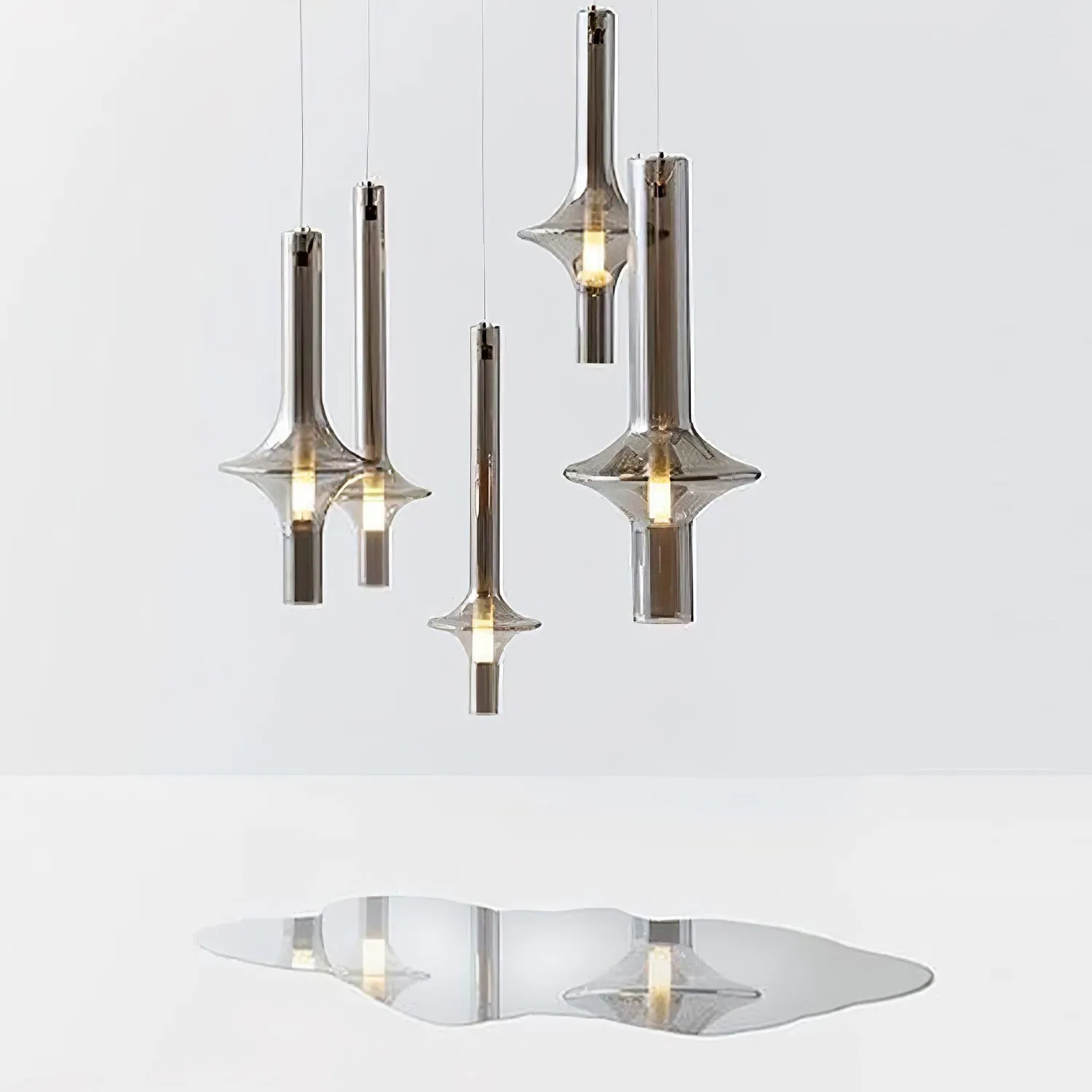 Modern Creative Glass Tube Pendant Lamp KL762