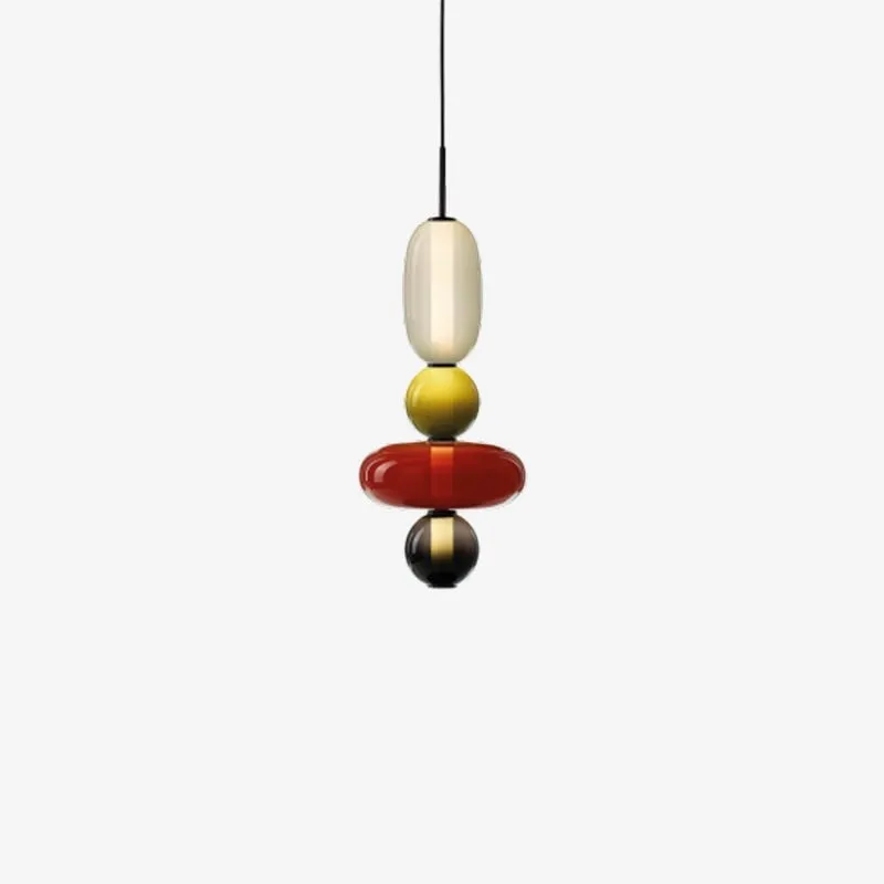 Nordic Art Deco Stained Glass Pendant Light KL182