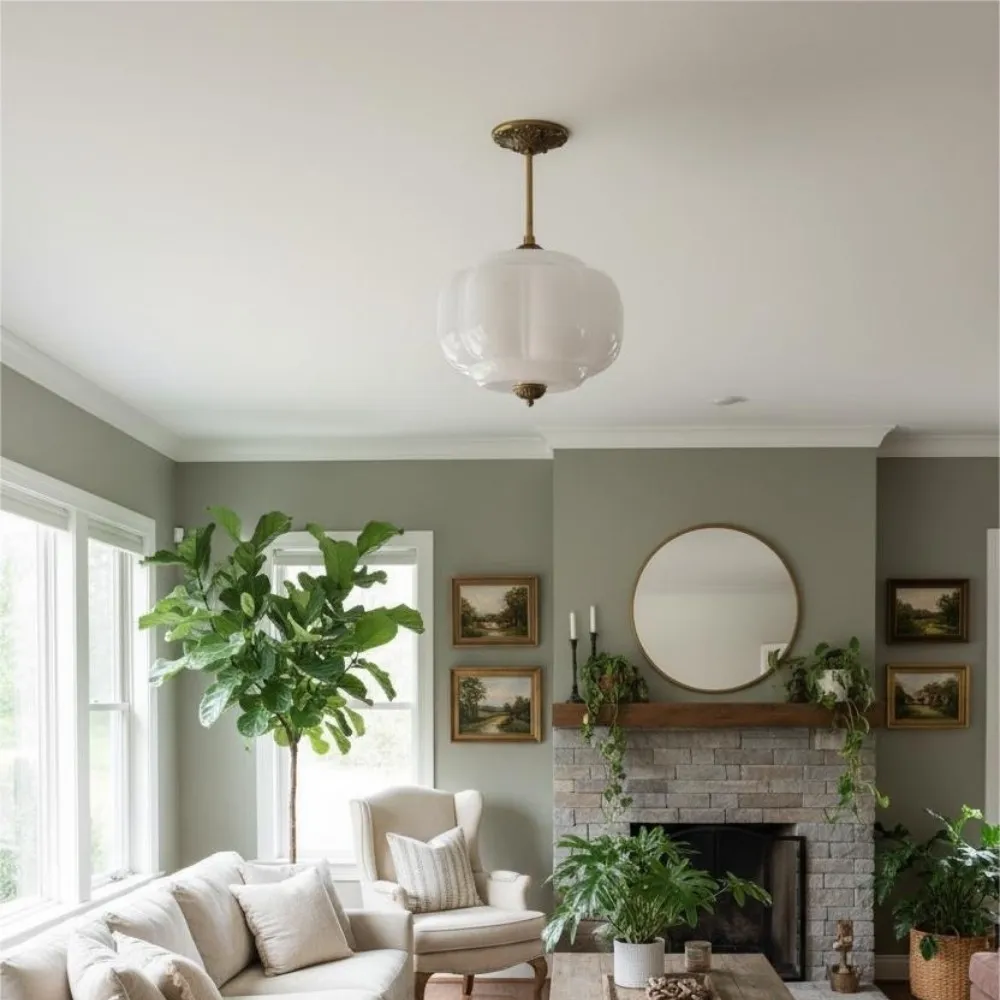 Retro Glass Eloise Pendant Light For Kitchen Island KL801