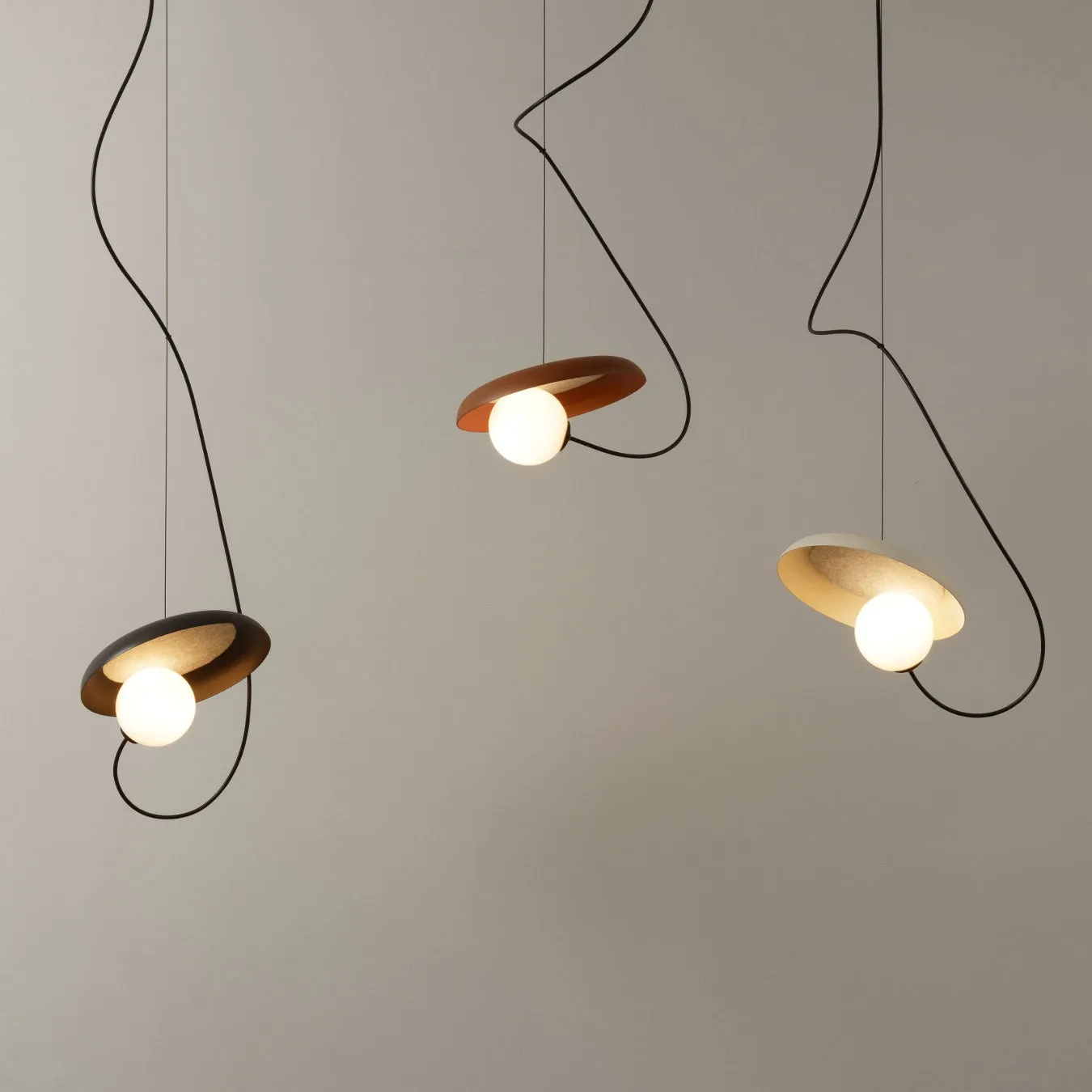 Acoustic Disc Pendant Lamp D448