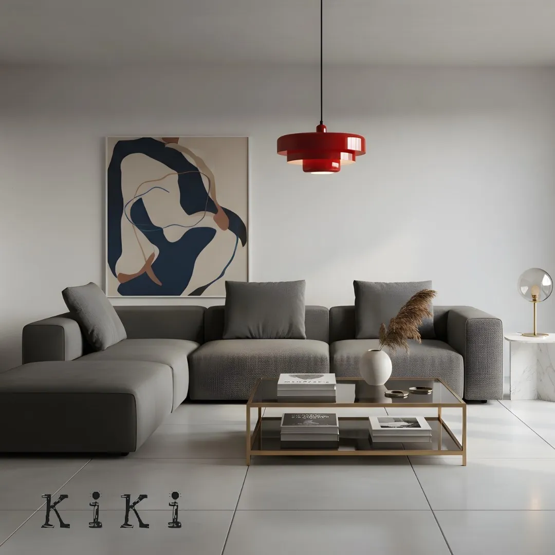 3 Tiers Bauhaus Nordic Macaron Pendant Light - Modern Pendant and Ceiling Light for Living Room KL30