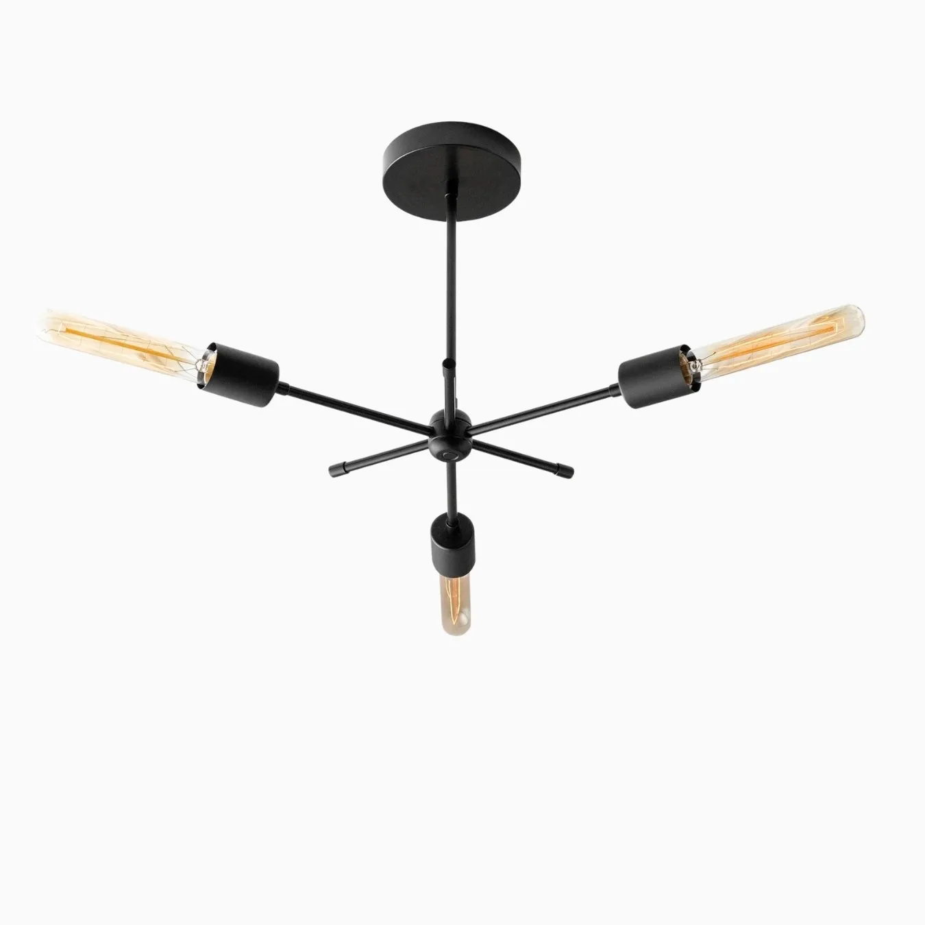 Mobilux Line Industrial Chandelier - Modern Ceiling Light Fixture for Home KL1411