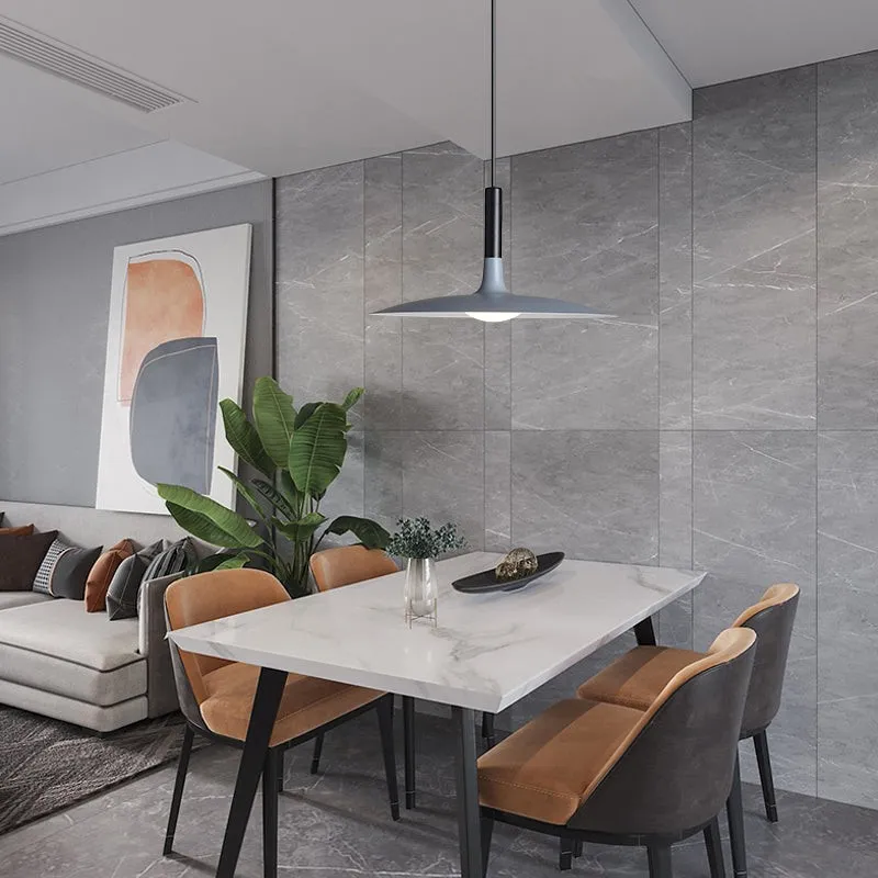 Aplomb Large Pendant Lamp - Minimalist Resin LED Pendant Light for Kitchen