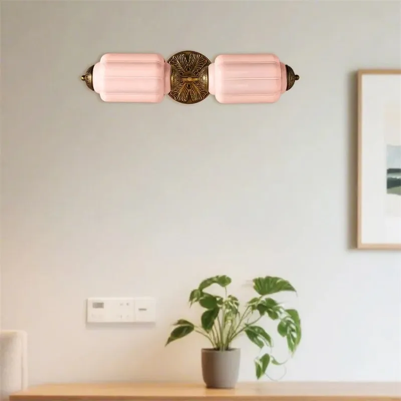 Eloise Pumkin Glass Vanity Sconce KL856