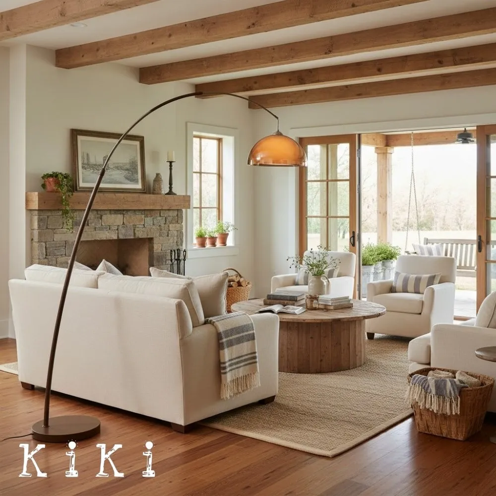 Afterglow Minimalist Floor Lamp - Elegant Standing Light for Bedroom and Living Room KL2140