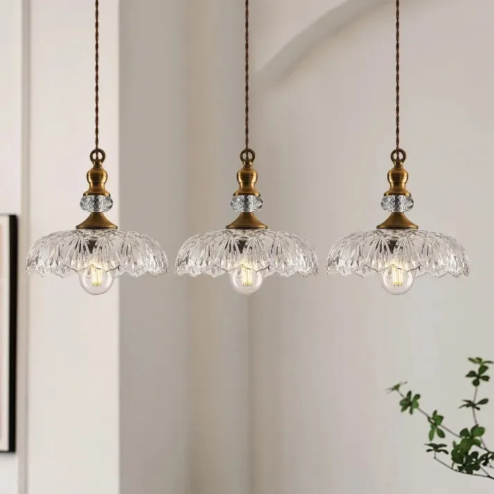 Mid Century Mini Kitchen Island Glass Pendant Light KL843