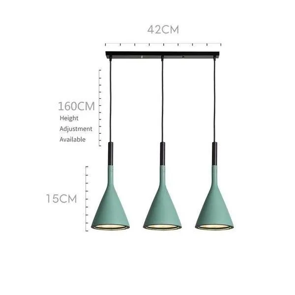Aplomb Concrete Pendant Lamp - Minimalist Design Lighting for Dining Room and Office