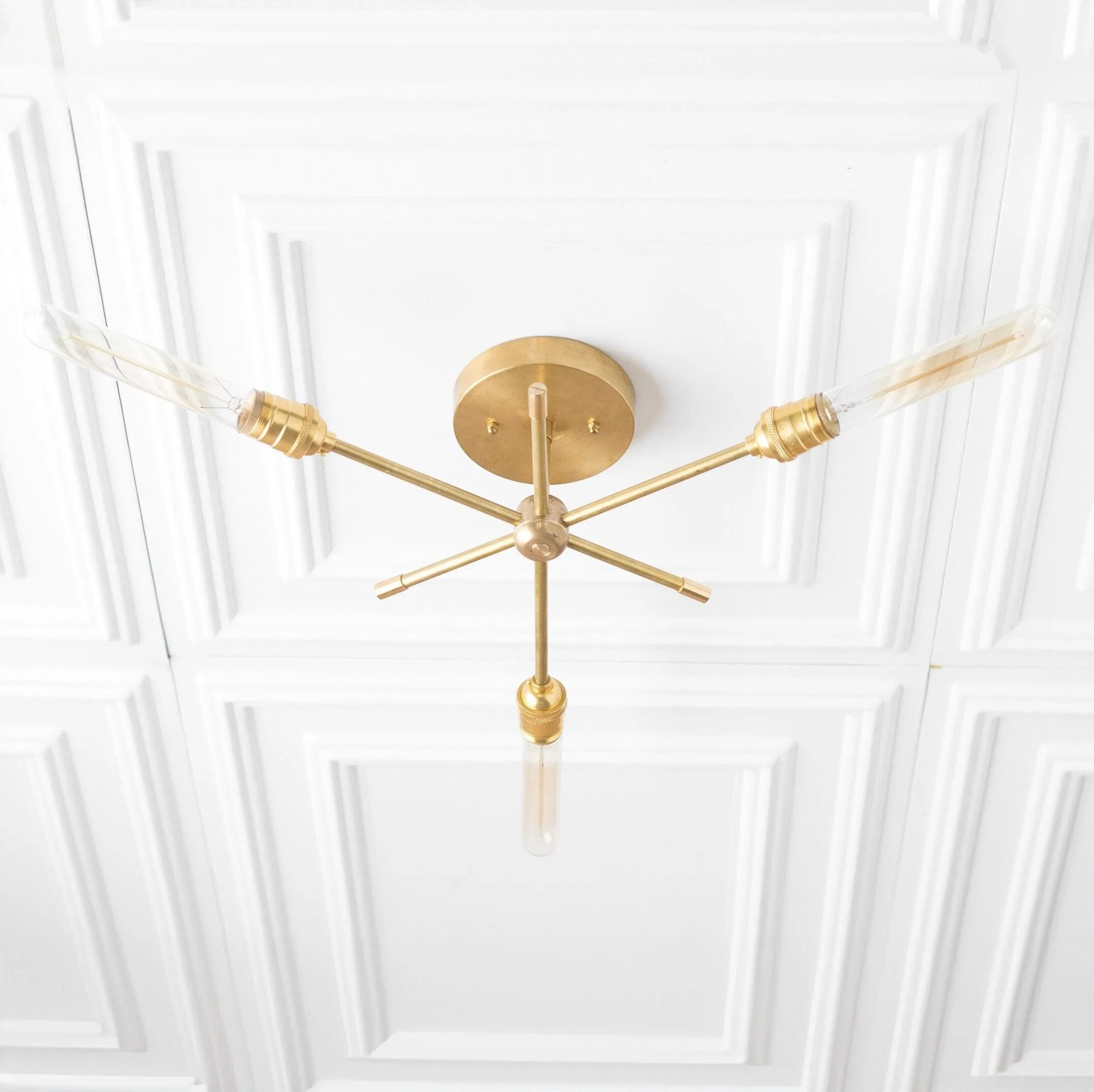 Mobilux Line Industrial Chandelier - Modern Ceiling Light Fixture for Home KL1411