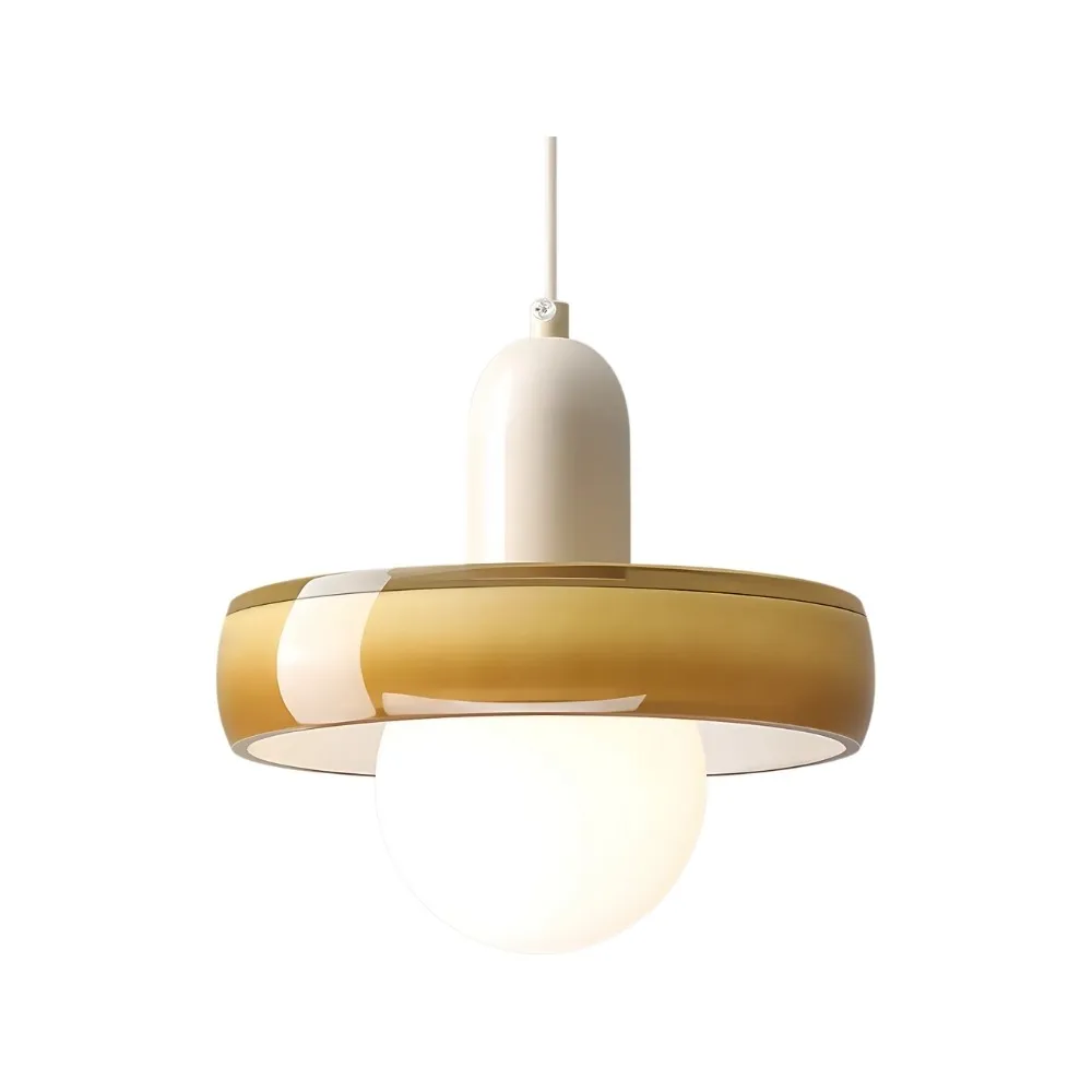 Colorful Glass Disc Orb Pendant Light KL916