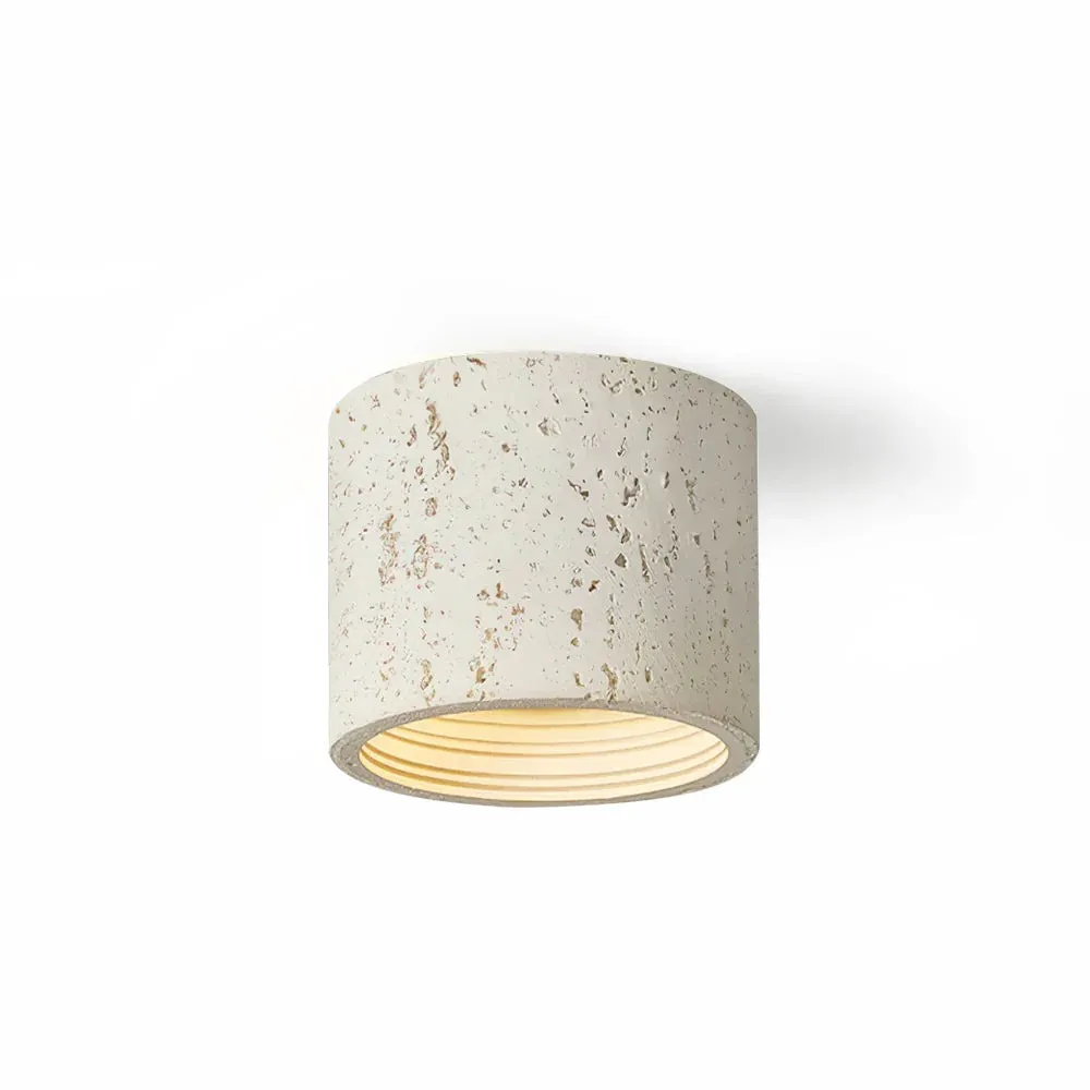 Modern Wabi-Sabi Cylindrical Ceiling Lamp KL284
