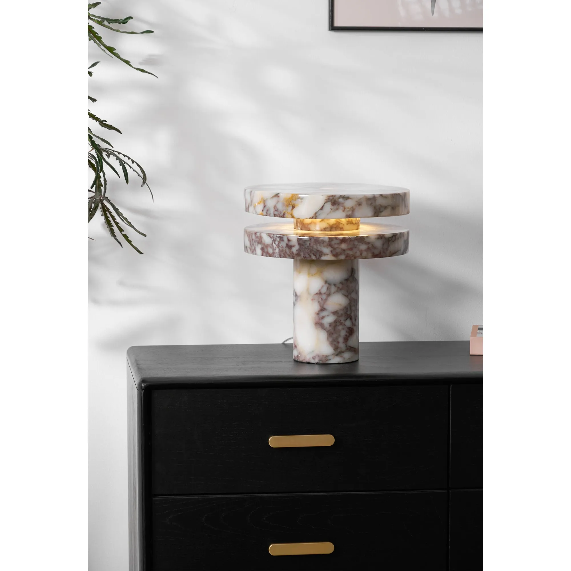 Pillar Marble Table Lamp D567