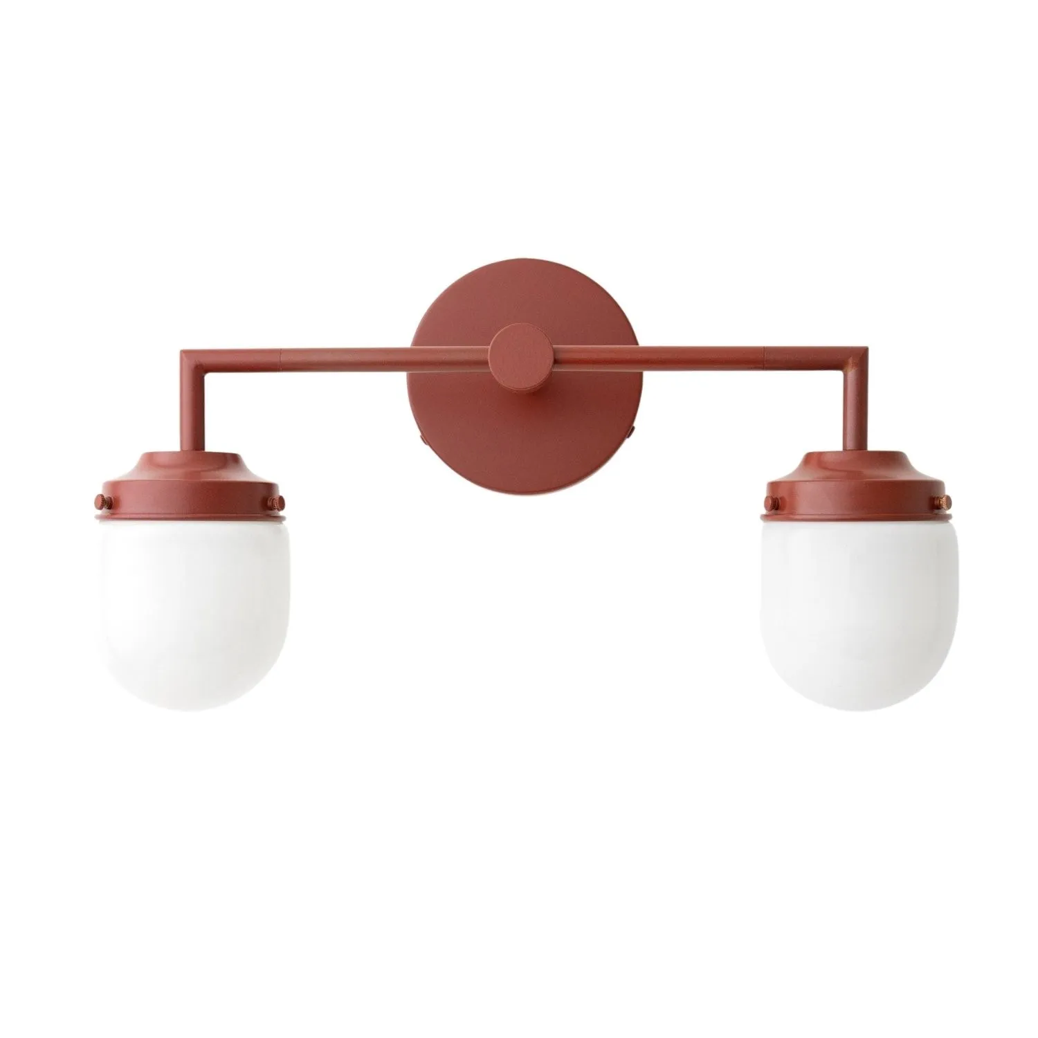 Opalume Glass Double Vanity Light - Vintage Style Bathroom Double Wall Lighting KL1430