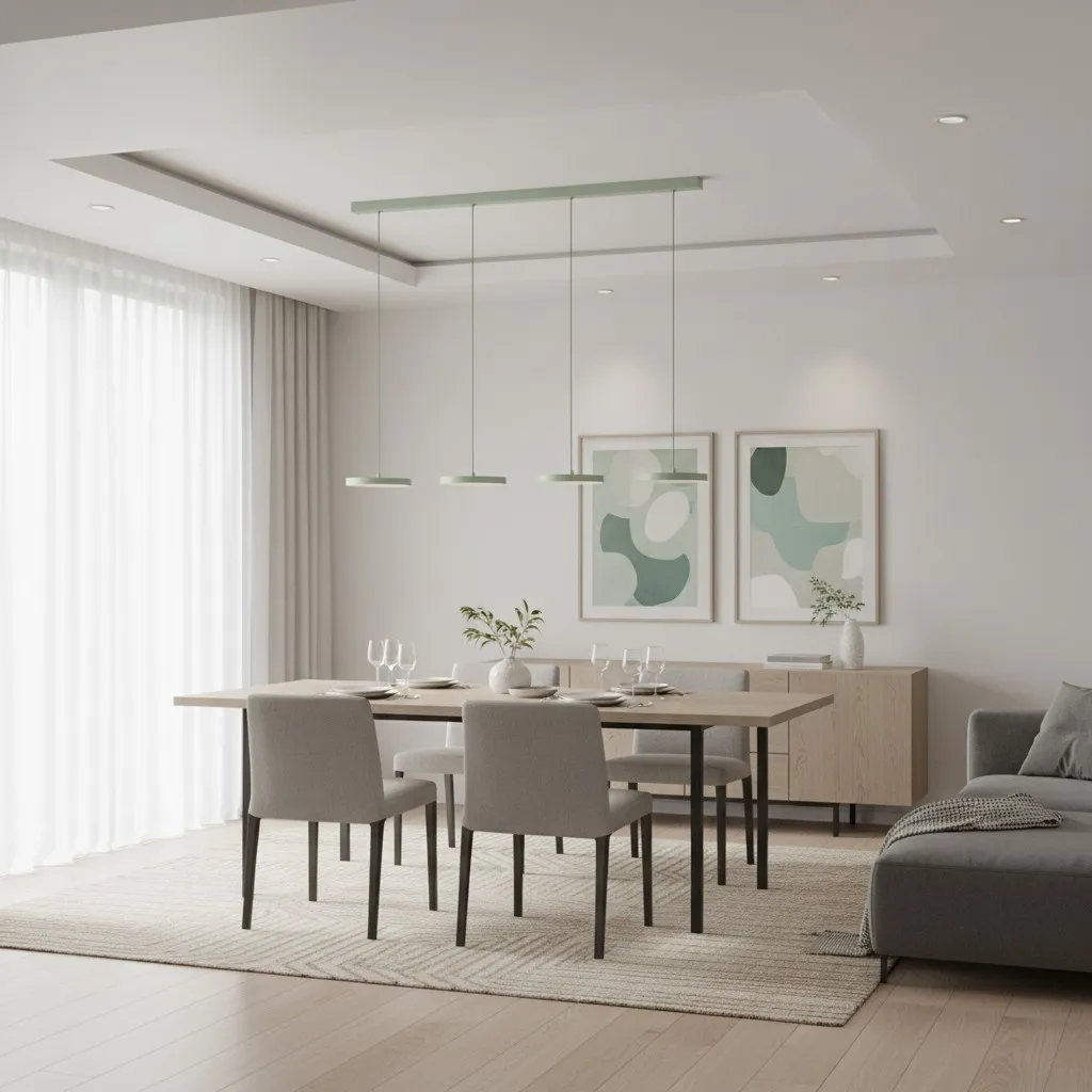 Feranox Minimal Disc Pendant Light - Modern Residential Interior Hanging Fixture KL2200