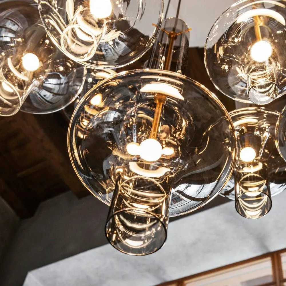 Modern Creative Glass Tube Pendant Lamp KL762