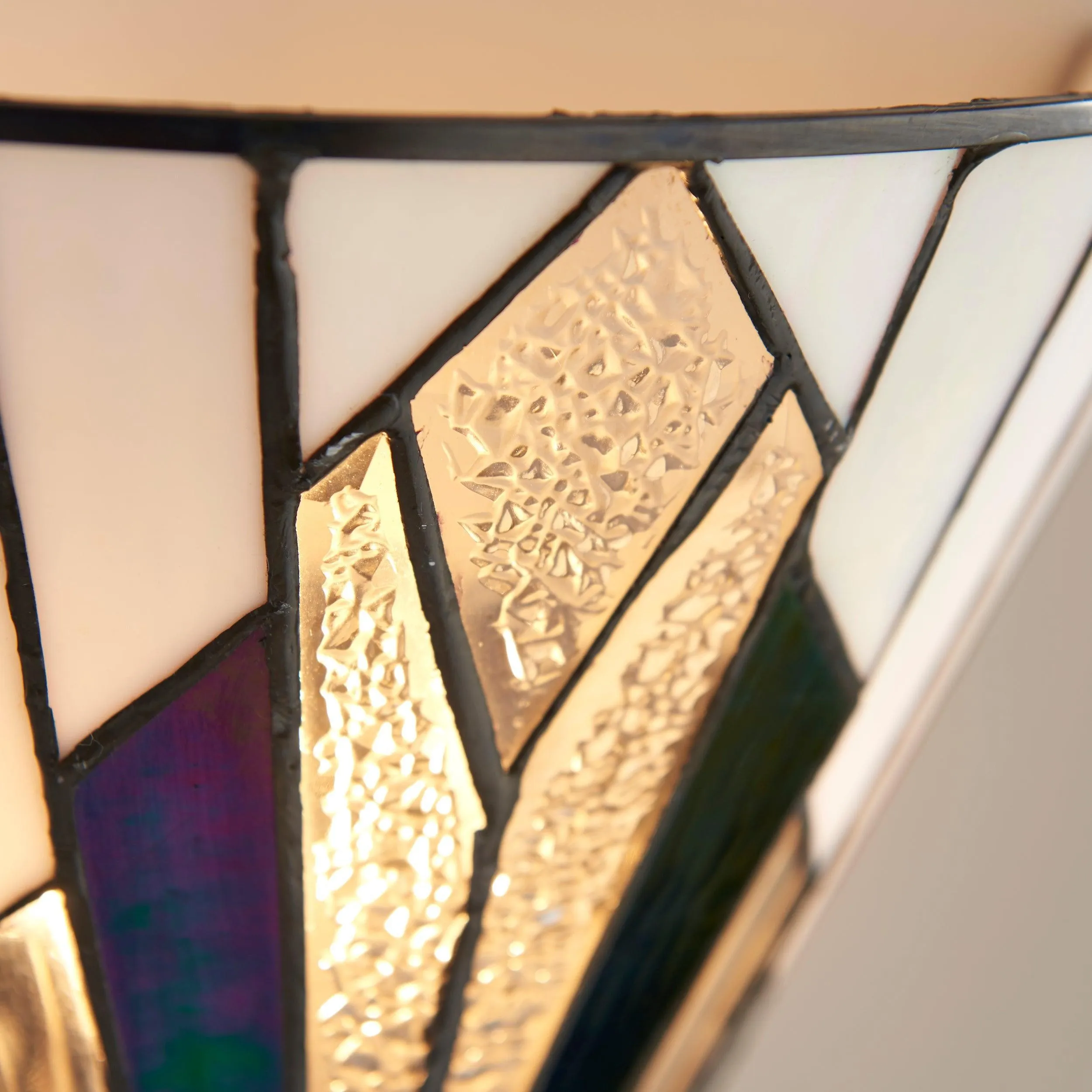 Astolyn Tiffany Artistic Glass Design Wall Lamp - Hallway Radiance KL1572