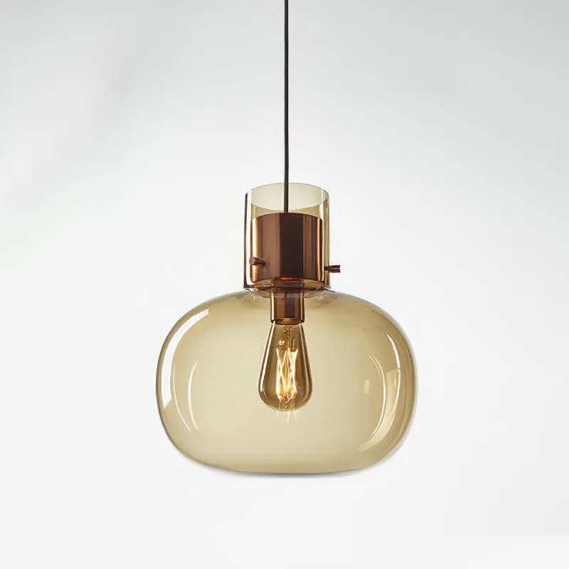 Nordic Minimalist Luxury Personality Glass Pendant Light KL276