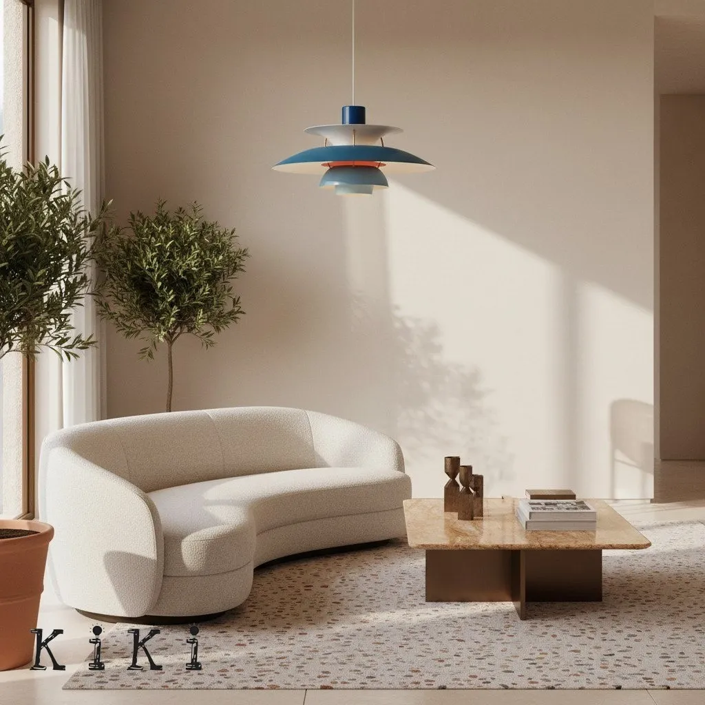 Scandinavian Multilayer Metal Pendant Light