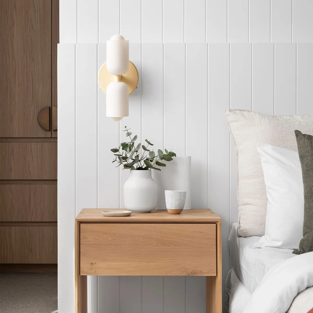 Glass Up Down Wall Sconce