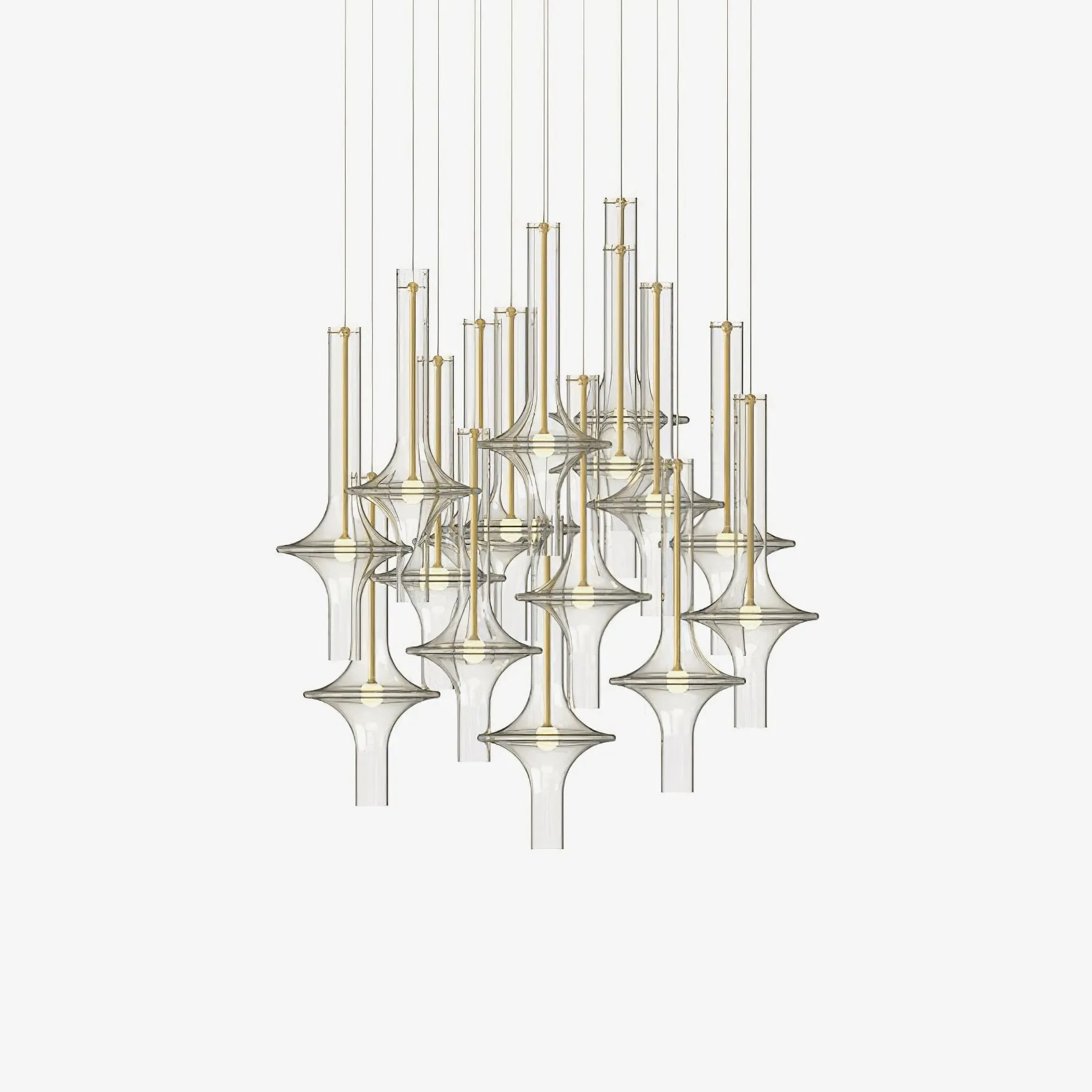 Modern Creative Glass Tube Pendant Lamp KL762
