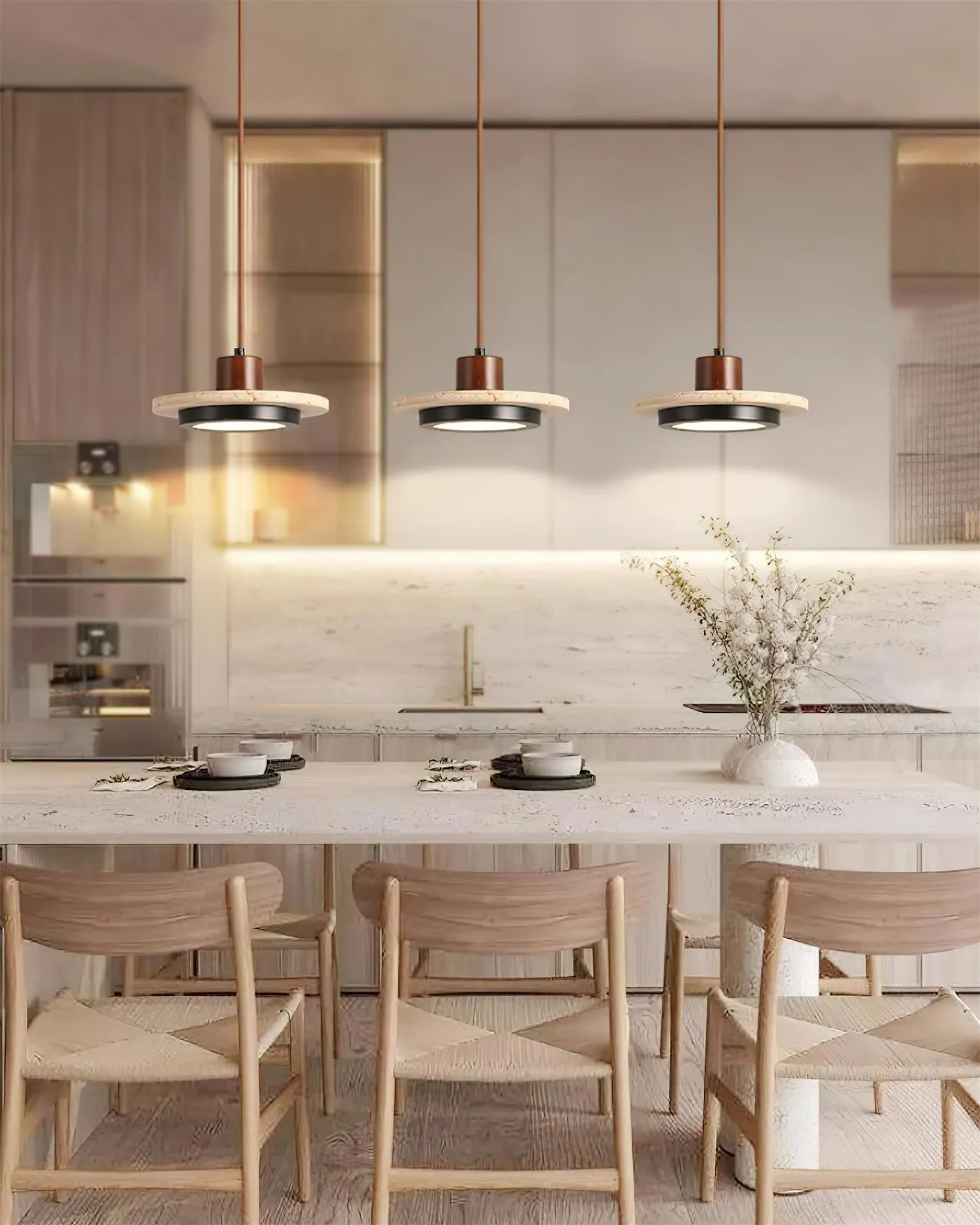 Creative Retro Regular Disc LED Pendant Lamp KL417