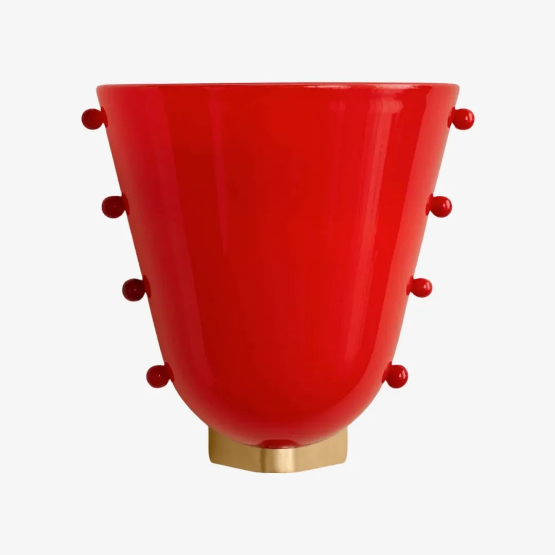 Bellina Decorative Art Glass Wall Lamp - Modern Gemma Wall Sconce for Bedroom and Entryway KL2329