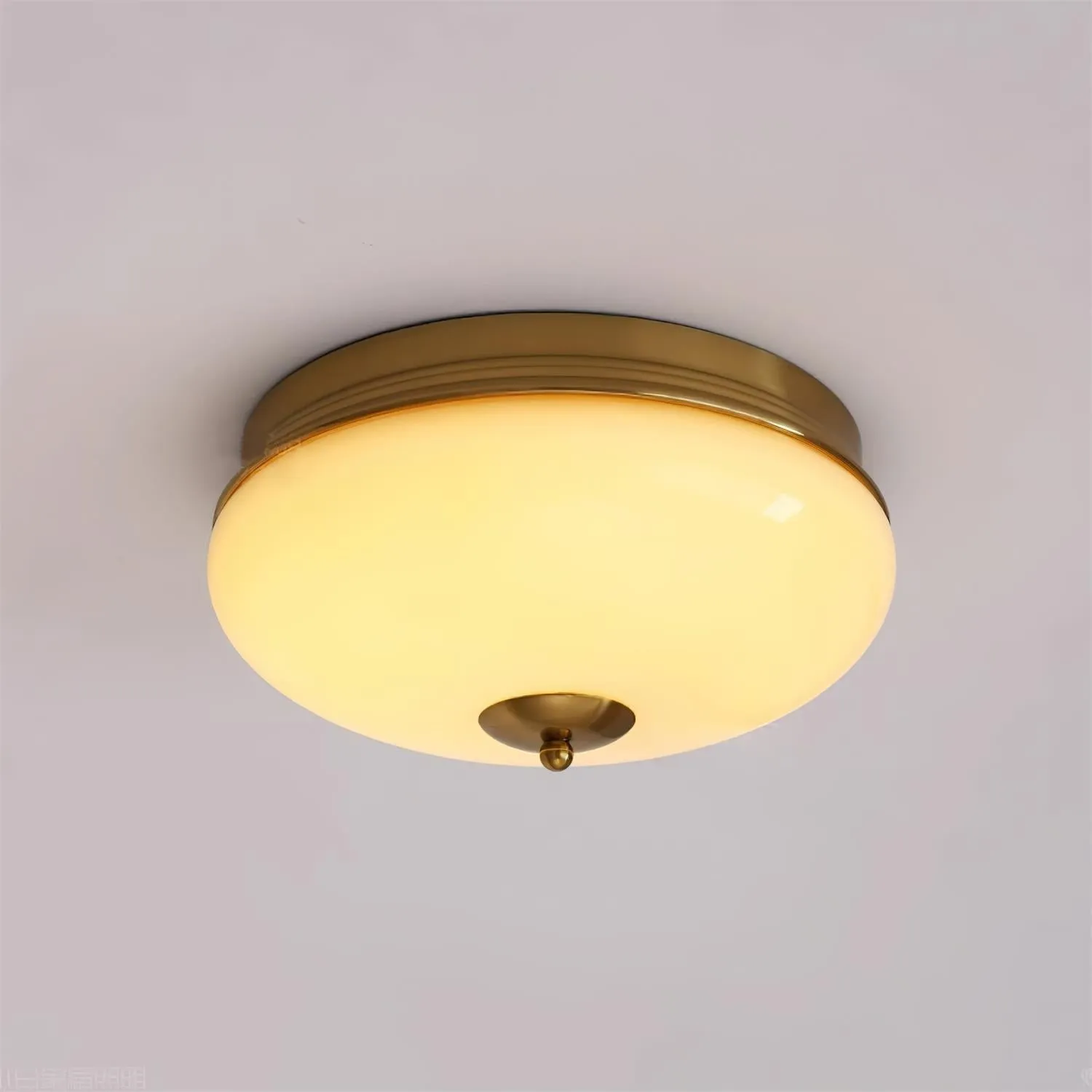 European Mid Century Cream Ceiling Light KL466