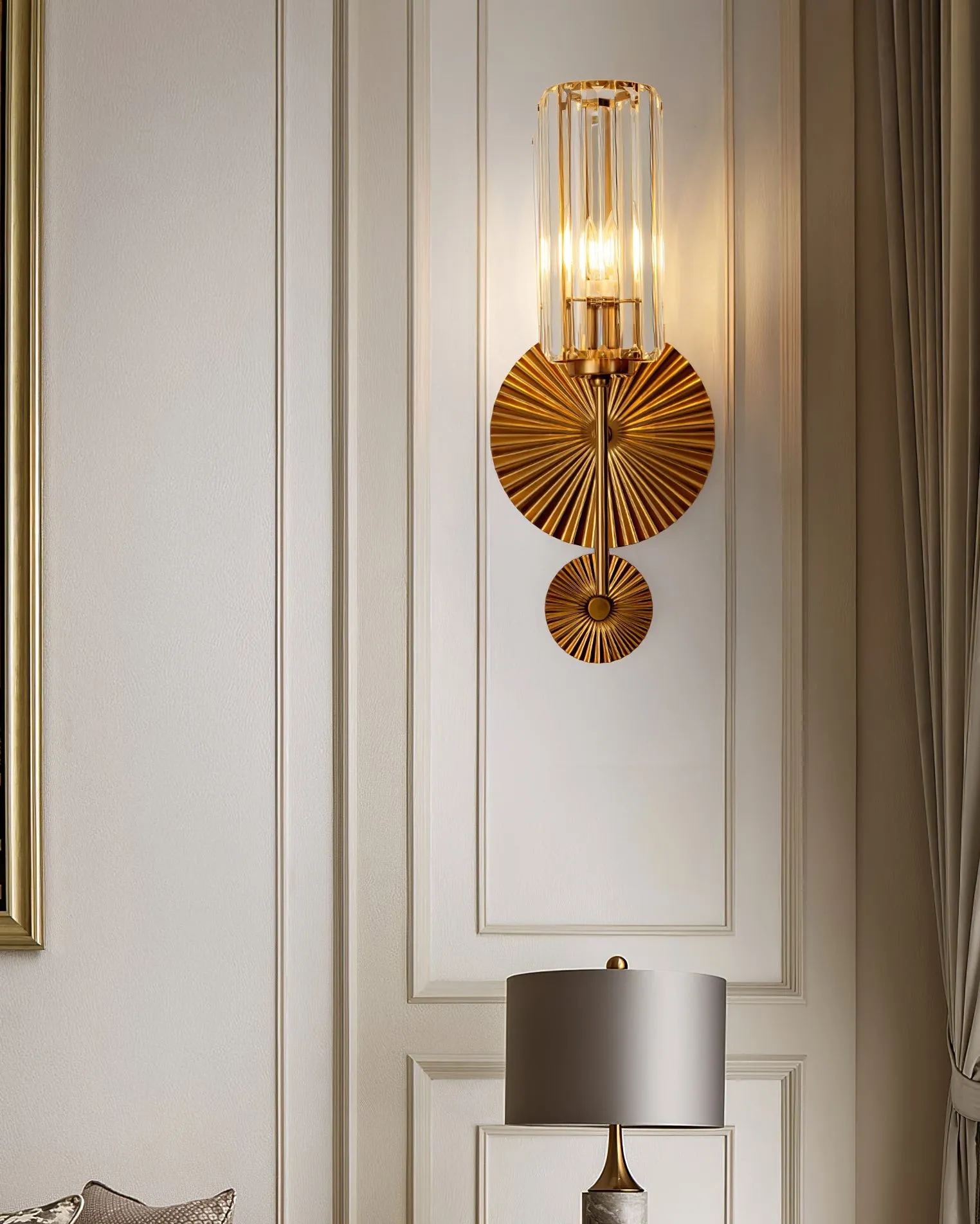 Nordic Light Luxury Crystal Wall Lamp KL293