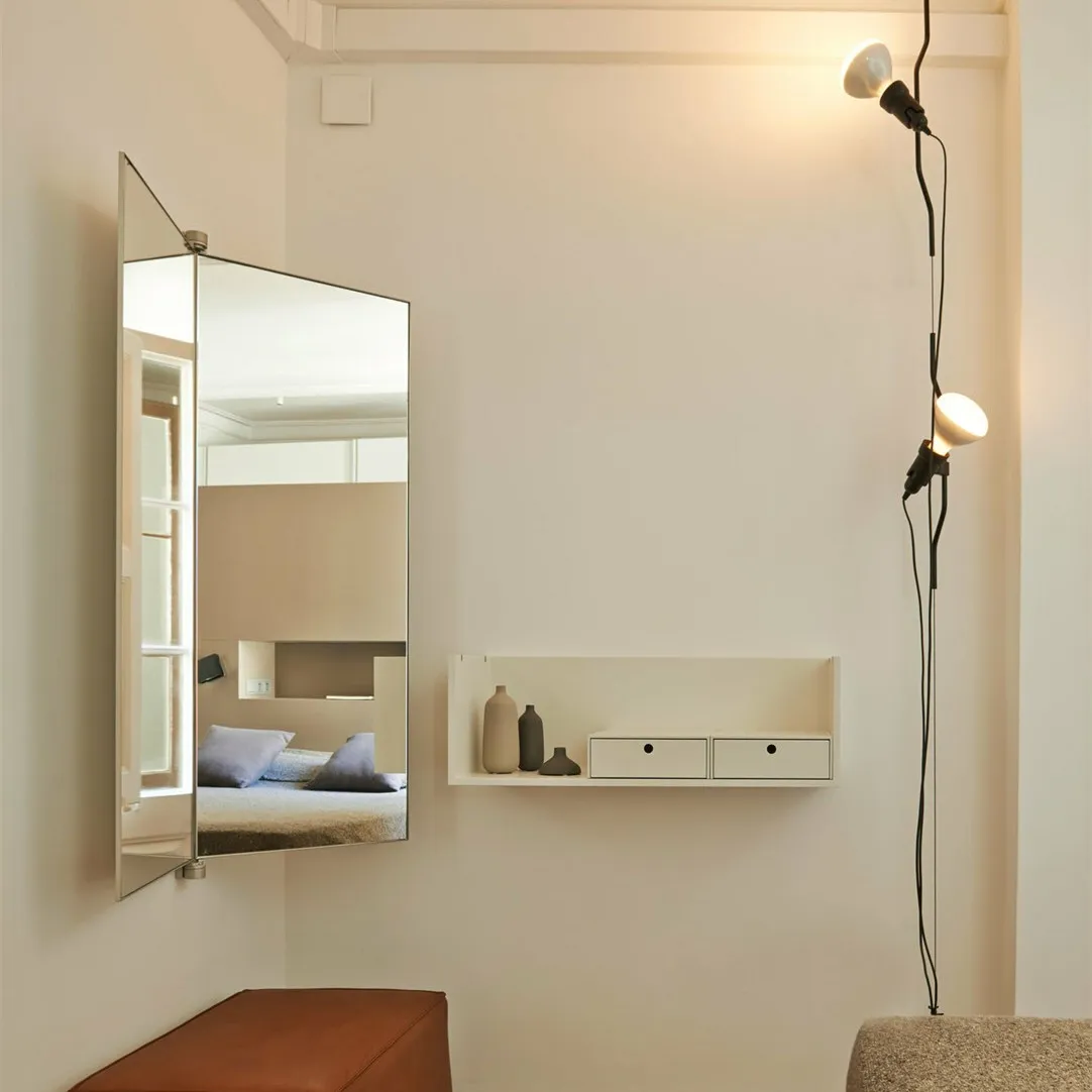 Parentesi Ceiling Lamp - Modern Adjustable Metal Pendant Light for Bedrooms