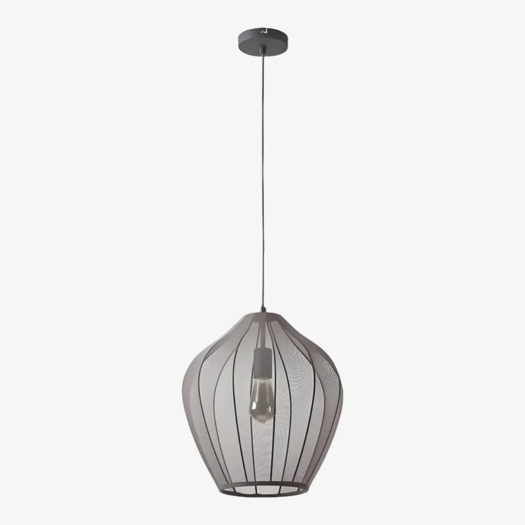 Lumifil Modern Mesh Pendant Light - Hanging Fabric Lghts are Suitable for Dining Rooms or Kitchen Islands KL1736