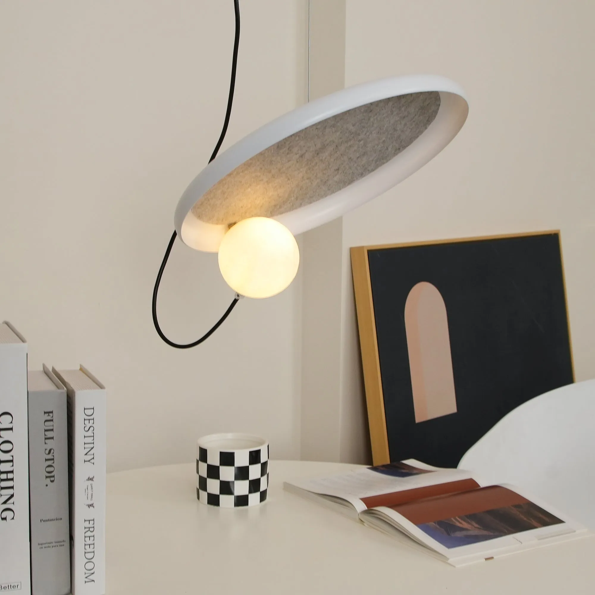 Acoustic Disc Pendant Lamp D448