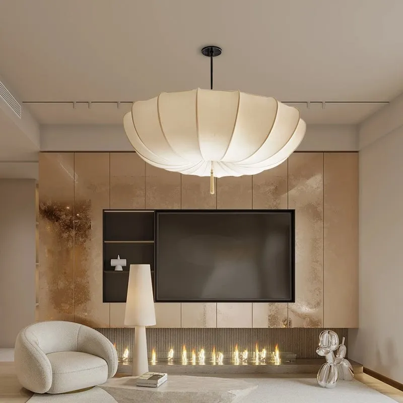 Minimalist Umbrella-Shaped Chandelier - Zen Inspired Lighting for Bedroom and Lounge KL1246