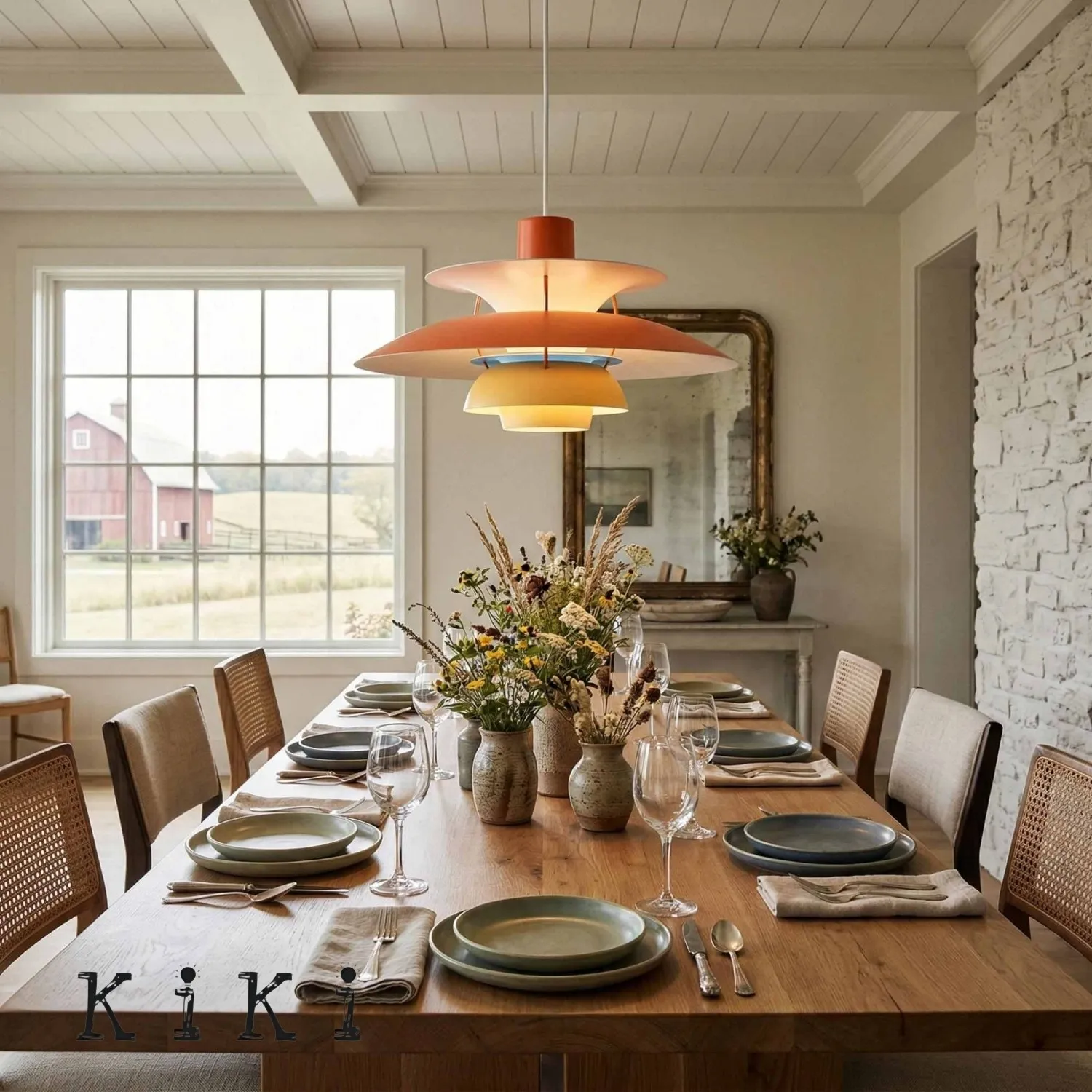 Scandinavian Multilayer Metal Pendant Light