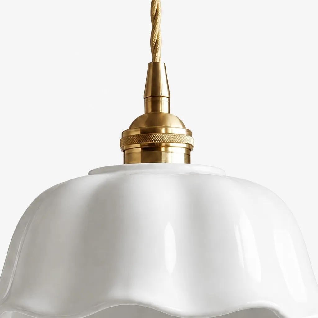 Cienax Mid-Century Flower Ceramic Ceiling and Pendant Light - Suitable for Kitchen and Living Room A55