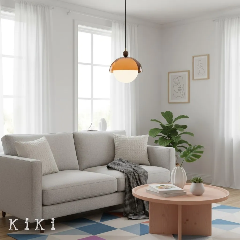 Afterglow Retro Inspired Gradient Pendant Light - Ambient Lighting for Cafes and Dining Spaces KL2117