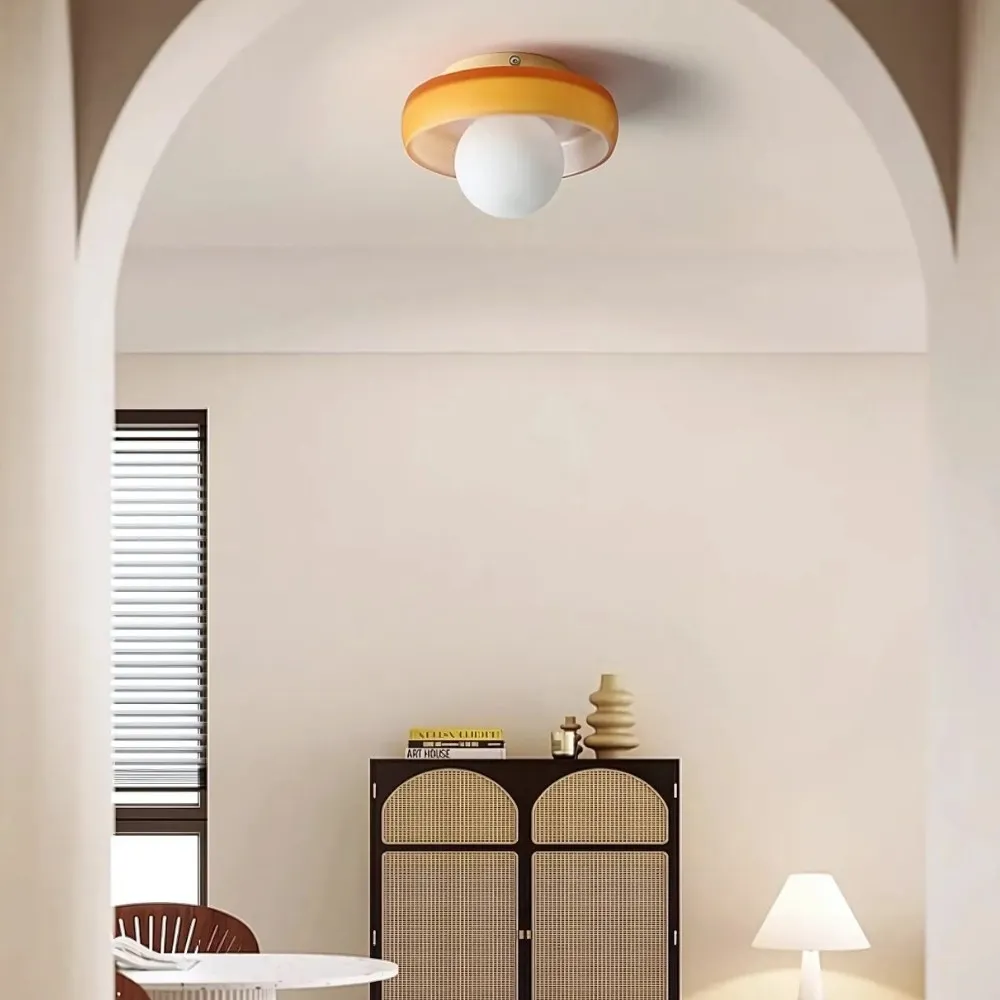 Colorful Glass Disc Orb Wall Ceiling Lamp KL915
