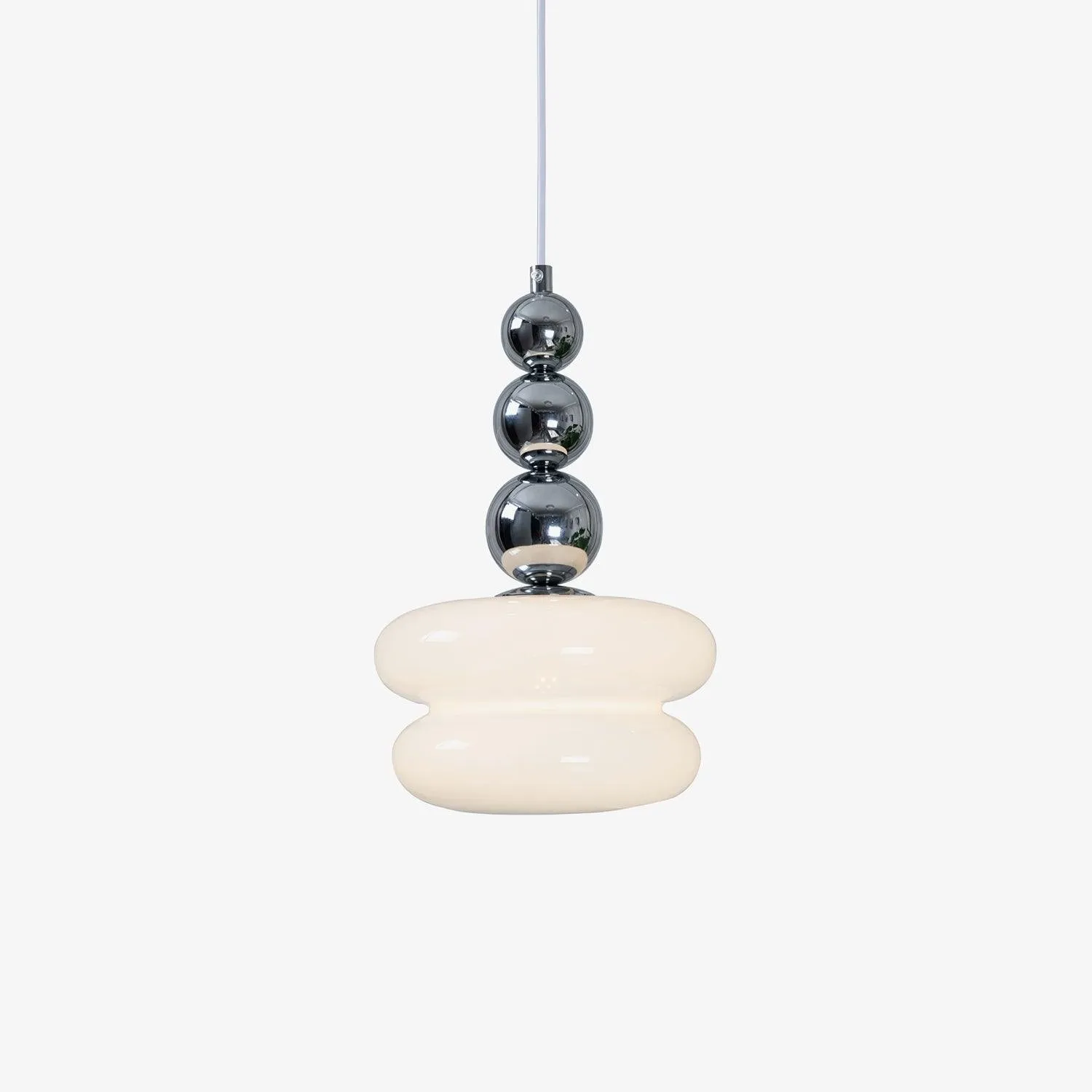 Contemporary Nordic Glass Ball Hoist Pendant Light For Living Room KL508