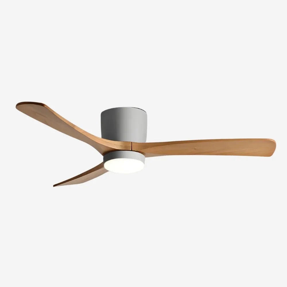 Modern Quiet Wooden Ceiling Fan Light KL930